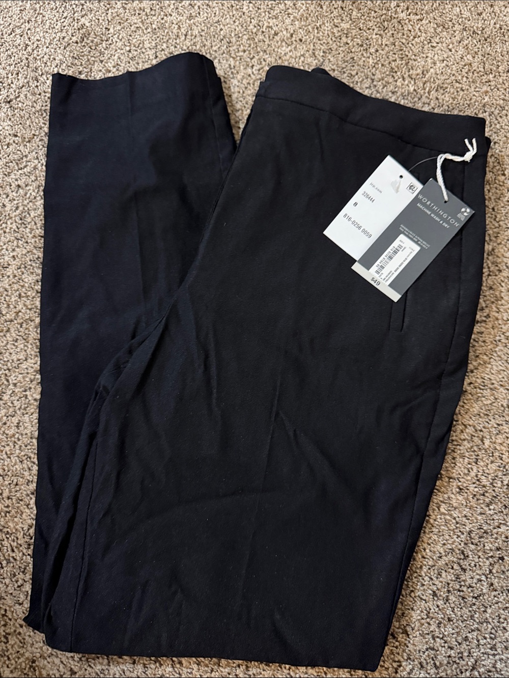 Worthington Black Cropped Ankle Pants